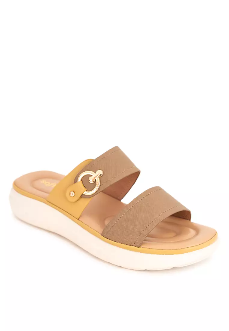 Discount on Unlisted  shoes - SKU: Leslie 3 Flat Slides