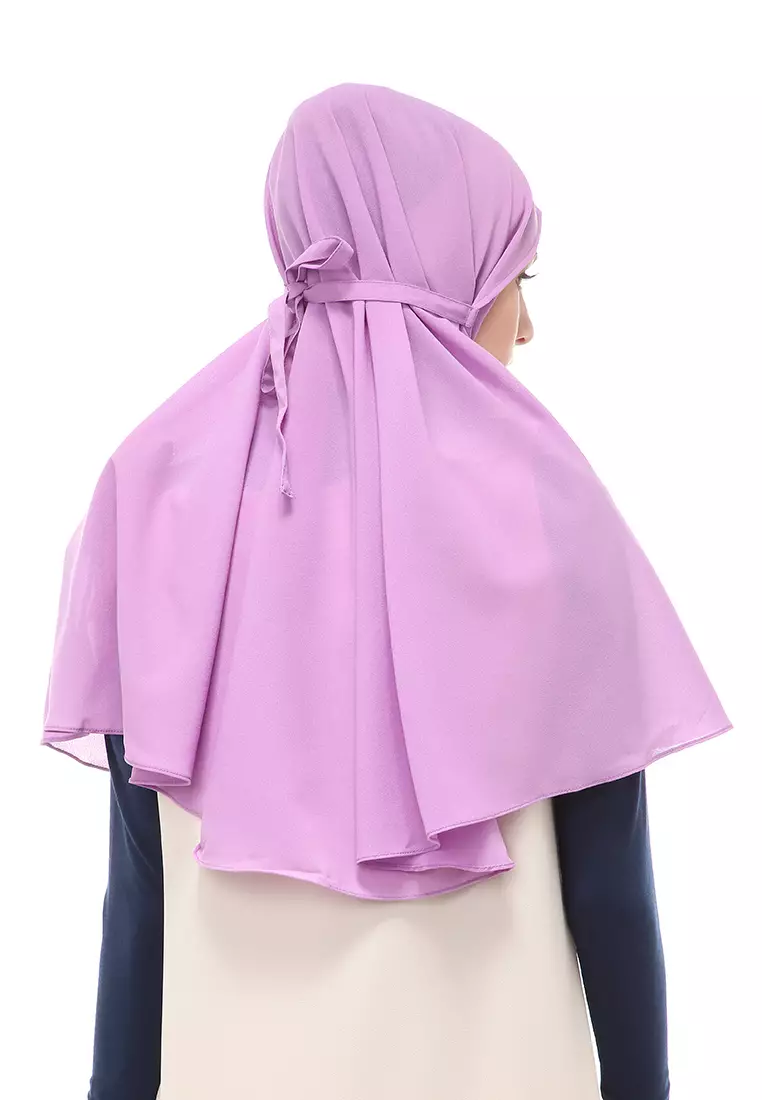 Tamara Jilbab Muslimah Wanita Motif Polos Relaxed Fit - Violet