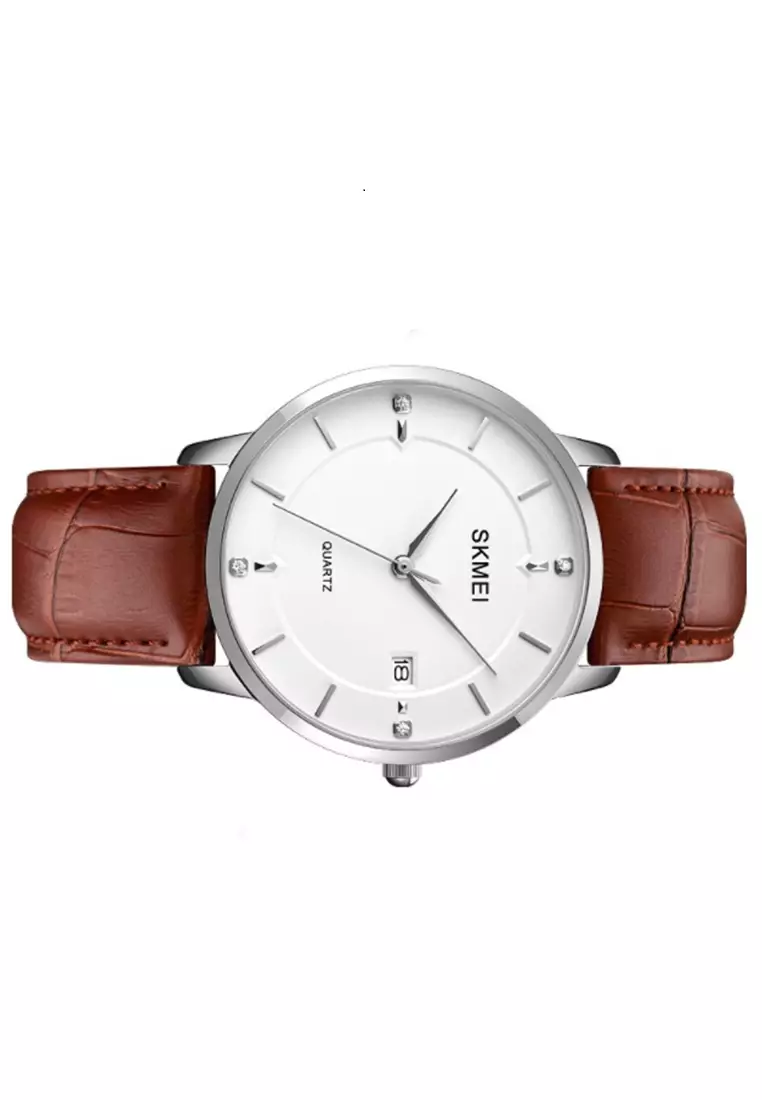 Jam Tangan Analog Pria Waterproof Strap Tali Material Leather BL11 ORIGINAL