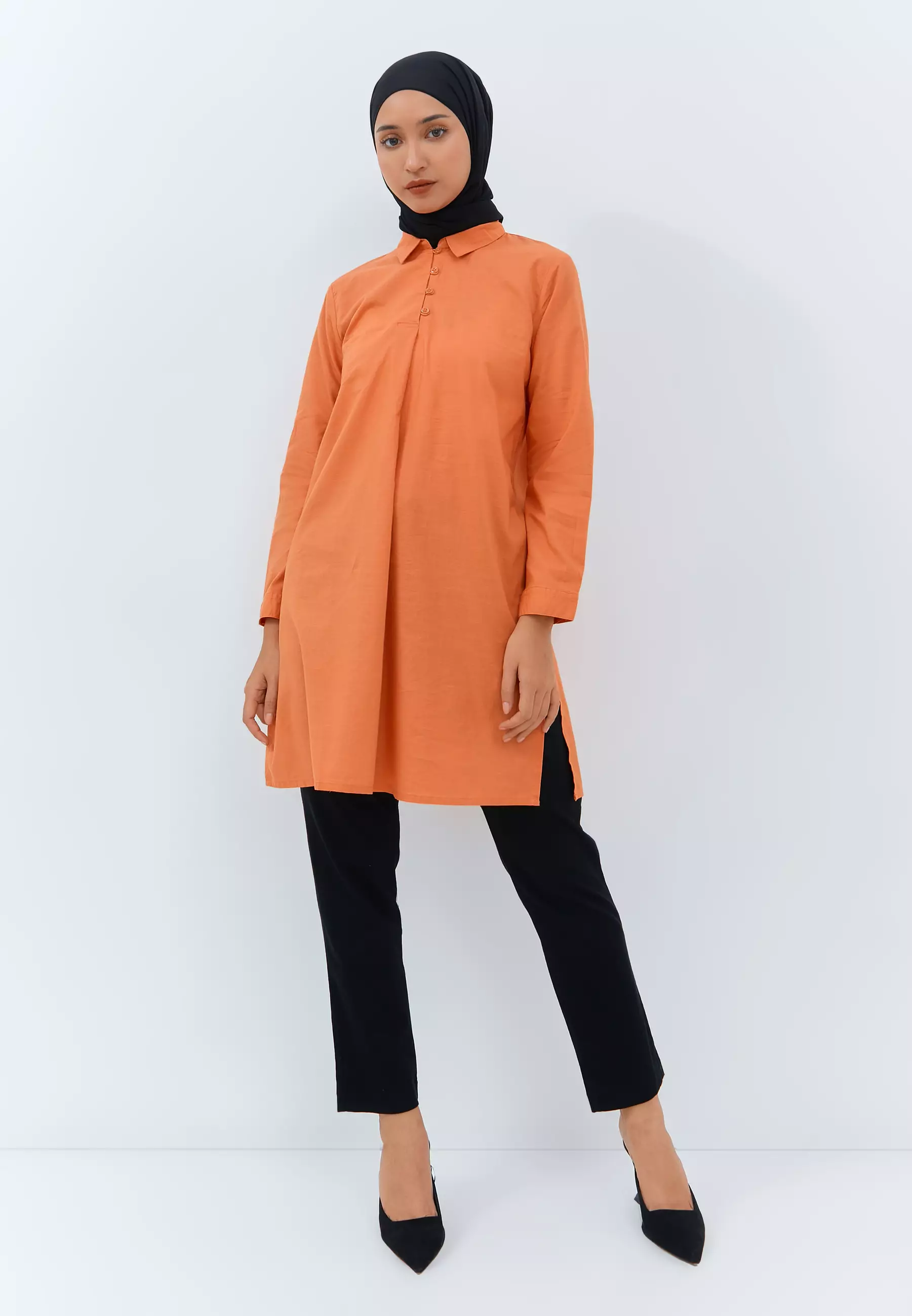 Humaira Orange Tunic (G.1708)