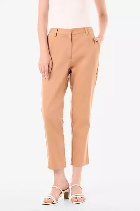 Minimal BB Sanova Pants Brown Warna Brown