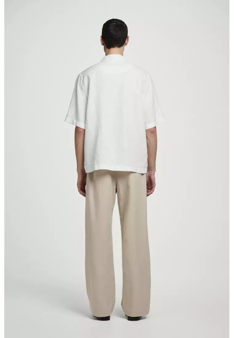 LINEN SHORT-SLEEVED SHIRT