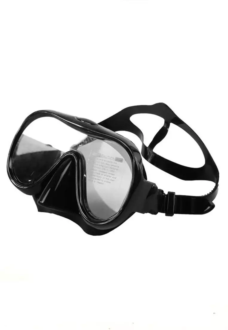 Javen Kacamata Selam Unisex Scuba Diving Mask Snorkeling Goggles Material Silicone PC ORIGINAL - Black