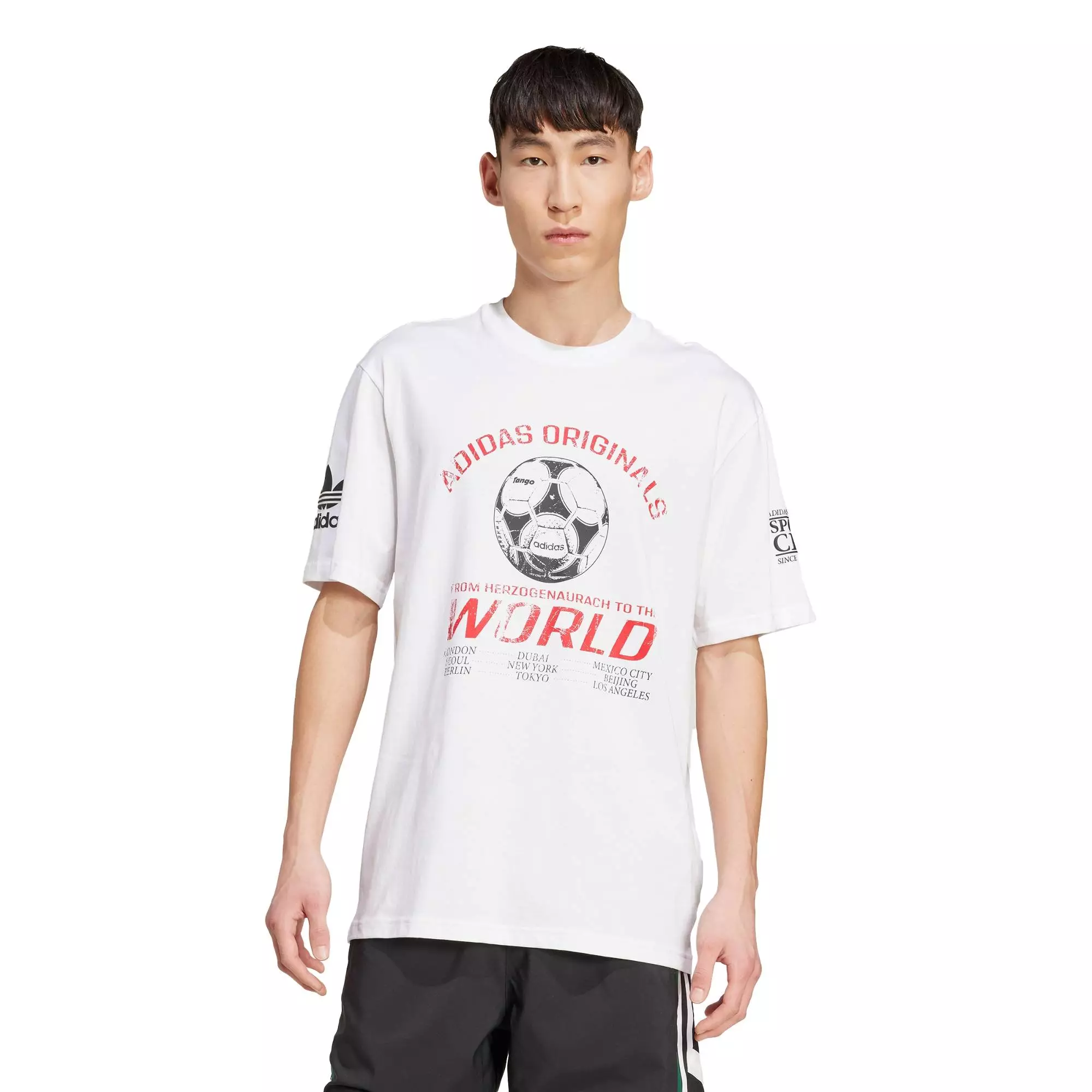 Lifestyle 90s Football Graphic Tee Men White JX3065