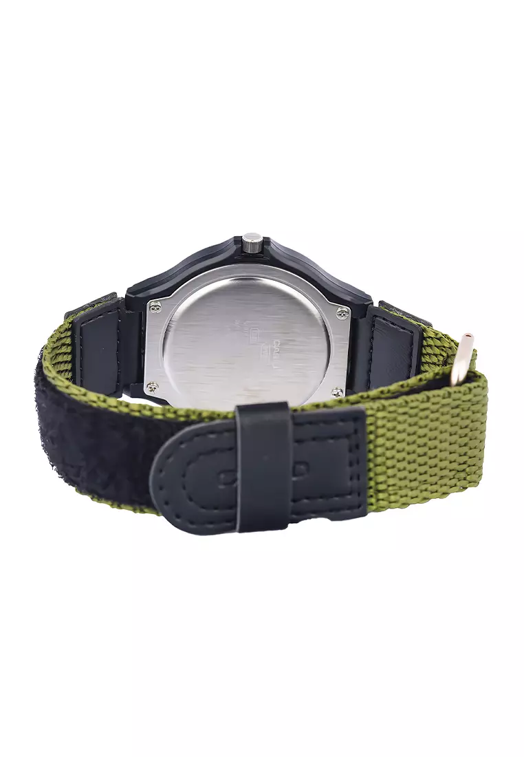 Jam Tangan Analog Pria Casio MW-240B-3BV Black Nylon Strap