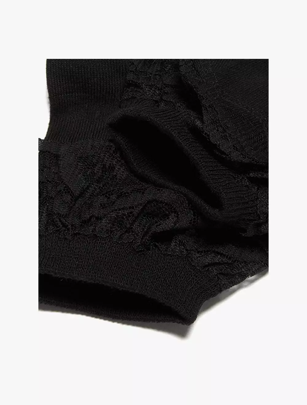 Frill Sock - Black