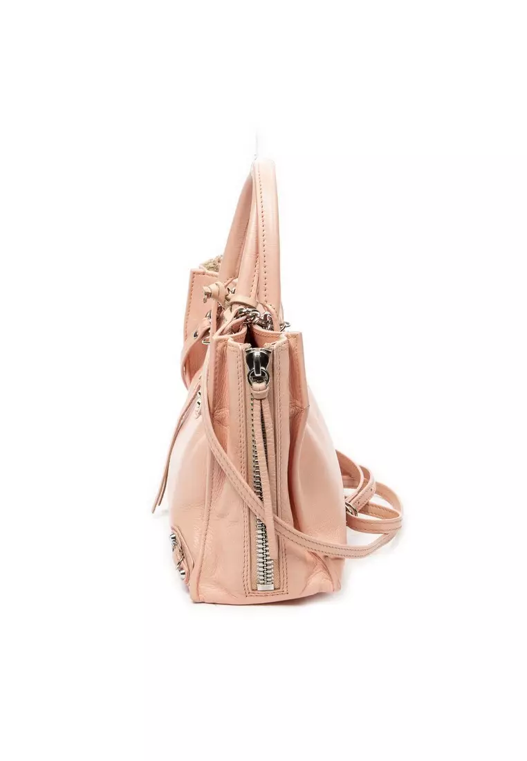 Pre-Loved Mini Papier A4 Zip Around Tote