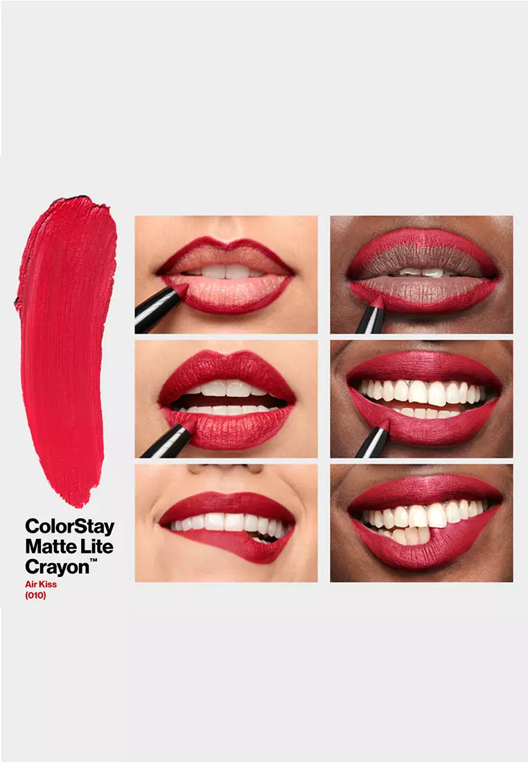 Revlon ColorStay Matte Lite Crayon™ All-Day Wear, Smudge-Proof, Water-Resistant Air Kiss