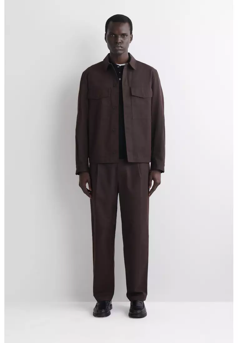 RELAXED COTTON OVERSHIRT