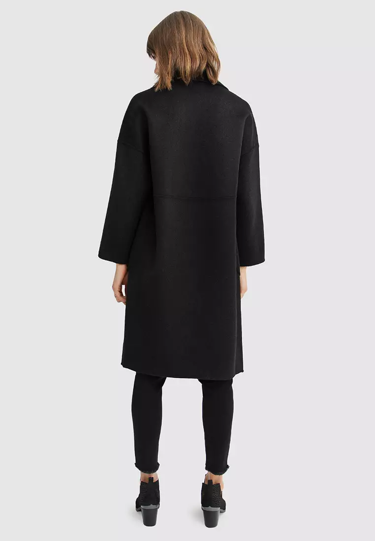 Publisher Double-Breasted Wool Blend Coat