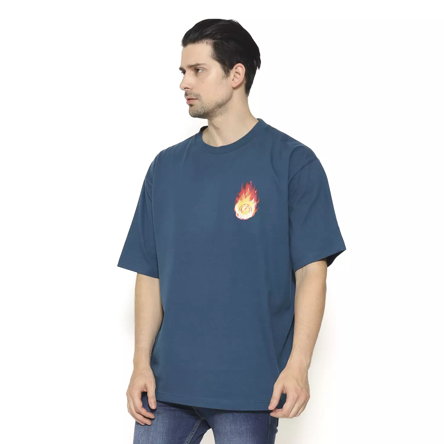 Dragon Kaos Lengan Pendek Pria Sphere Oversize Men Tee Planet Surf