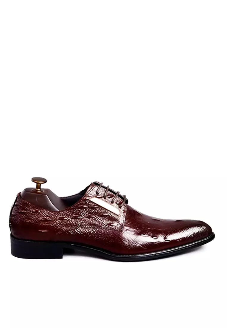 Discount on Twenty Eight Shoes  shoes - SKU: VANSA  Croco Embossed Leather Business Shoes VSM-F23705