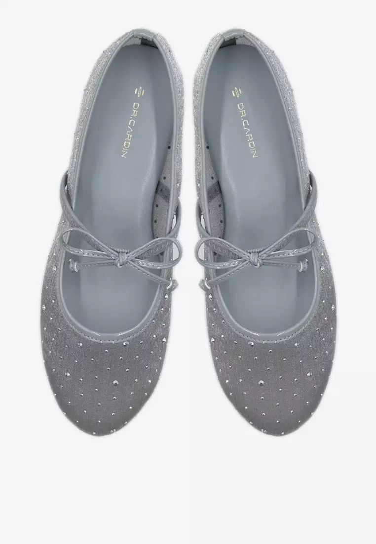 Dr Cardin Women Comfort Woven Mary Jane Flat L-AIB-9291
