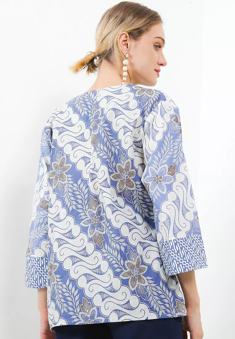 Seno Blouse Batik Wanita Exclusive Premium Casual Modern