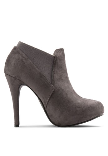 Ankle Suede Cut Out Booties