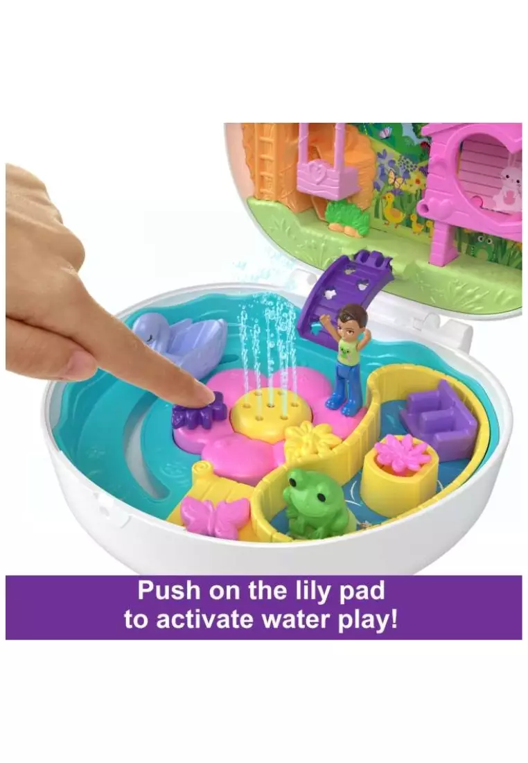 Buy Polly Pocket Polly Pocket Dolls Flower Garden Bunny Compact Playset ...