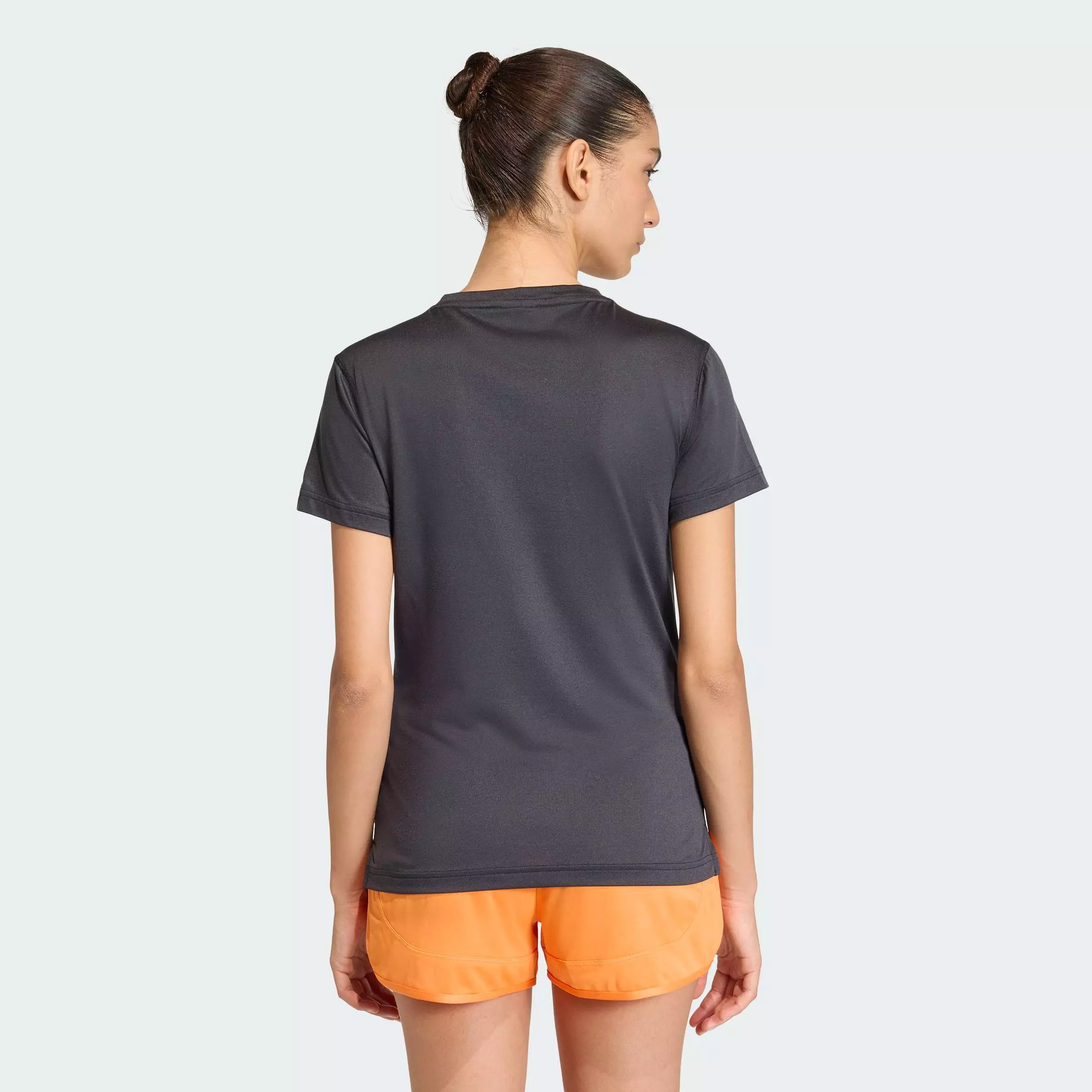 Gym & Training Workout Essentials V-Neck T-Shirt Women Black KA2474
