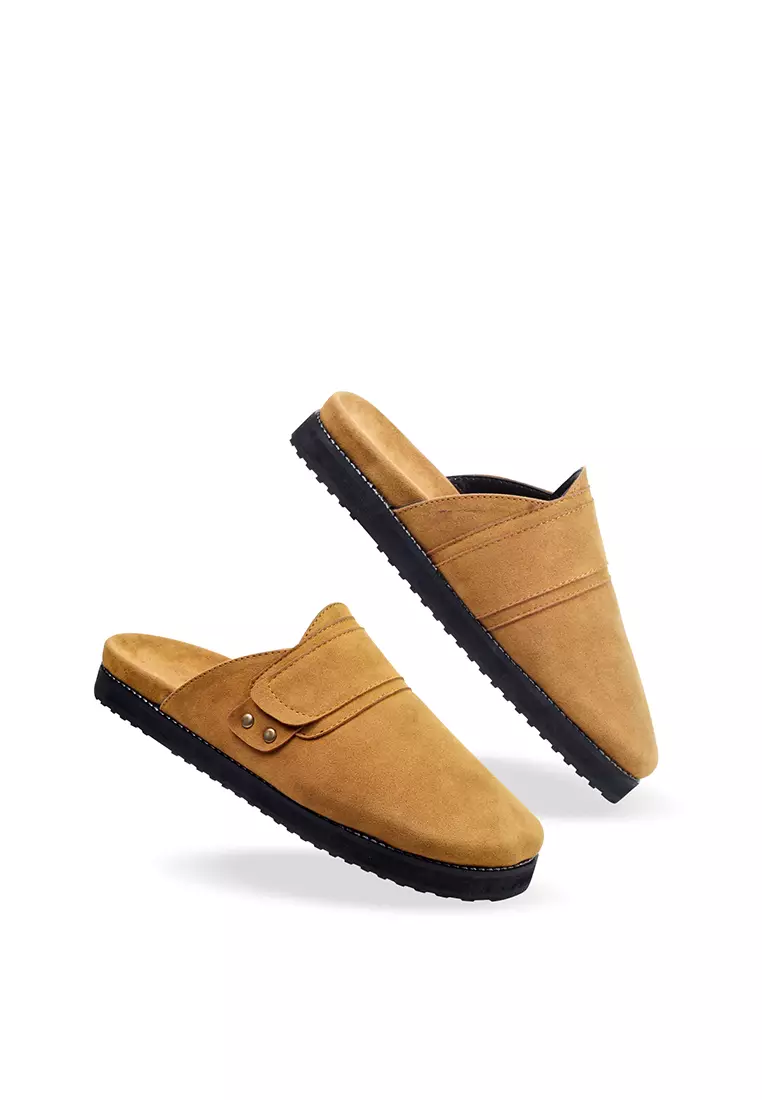 Lvnatica Anson Brown Slide Sandals