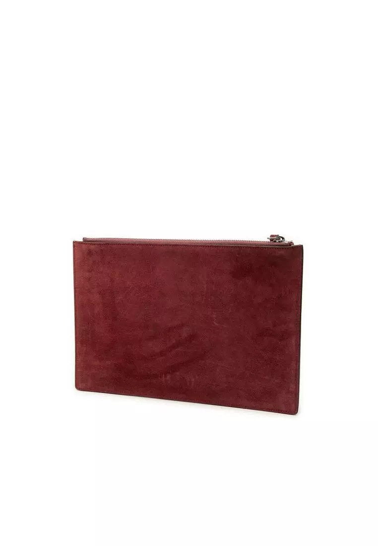 Pre-Loved Gucci Gg Supreme Blooms Clutch