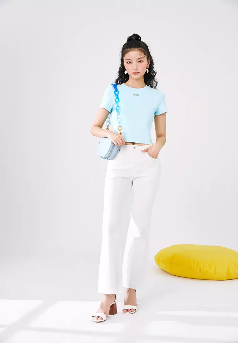 'Summer' Knitted Cropped Top