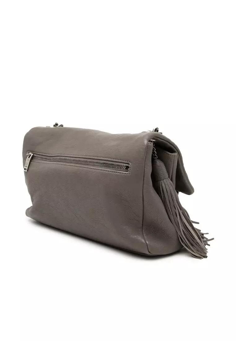 Pre-Loved Saint Laurent Medium Grain De Poudre West Hollywood Crossbody