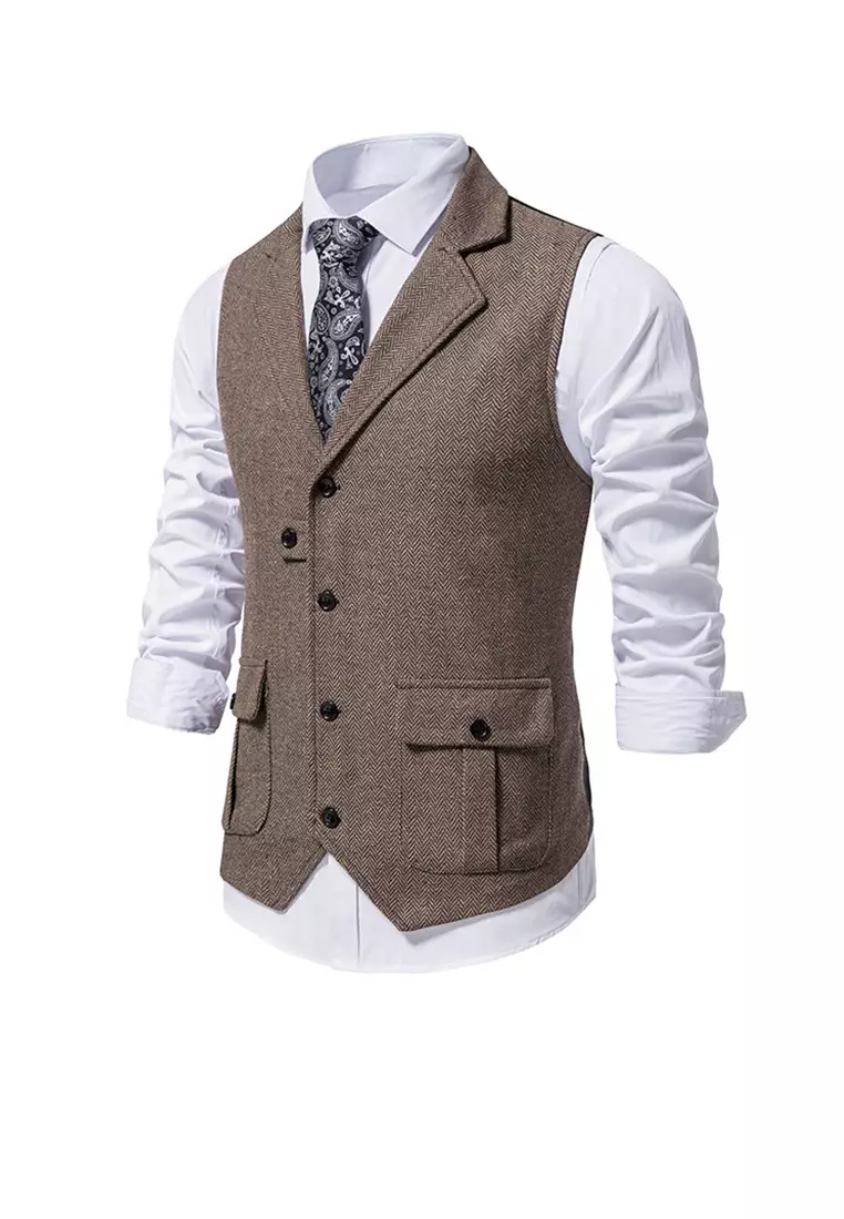 Lapel Suit Vest ZQ1318M88