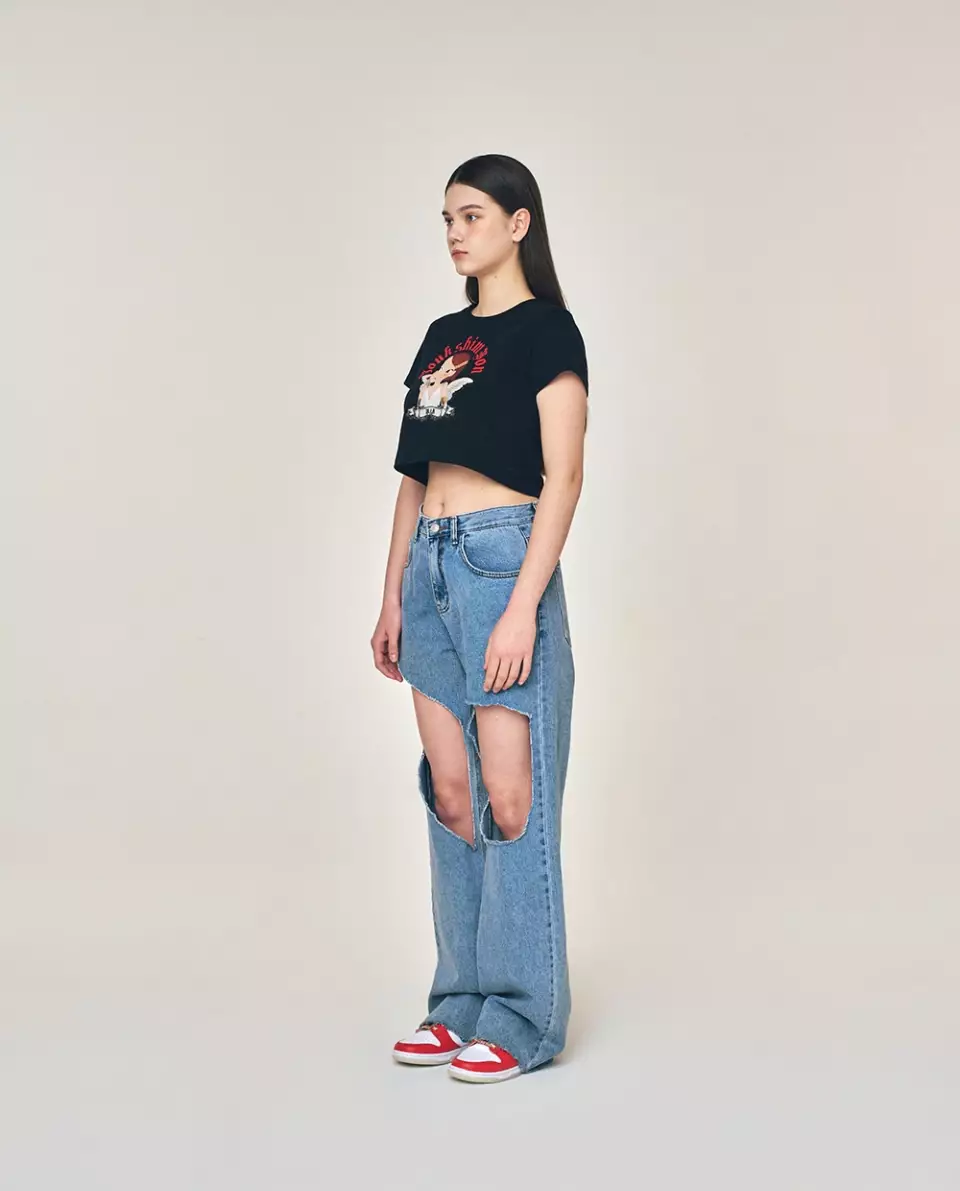 Angel Crop T-Shirt Ria size M