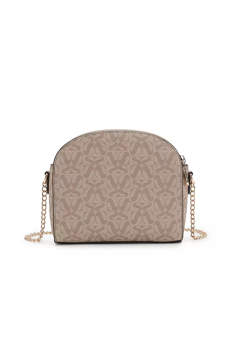 Women's Sling Bag / Crossbody Bag - Beige