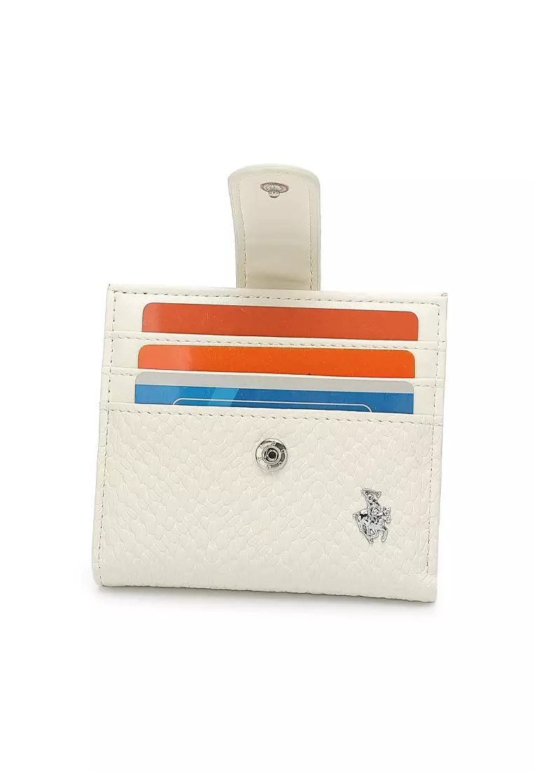 Women's Short Purse / Card Holder - White