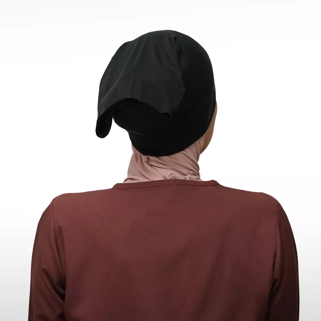 Rabbani - Ciput Seamless Polos - Hitam
