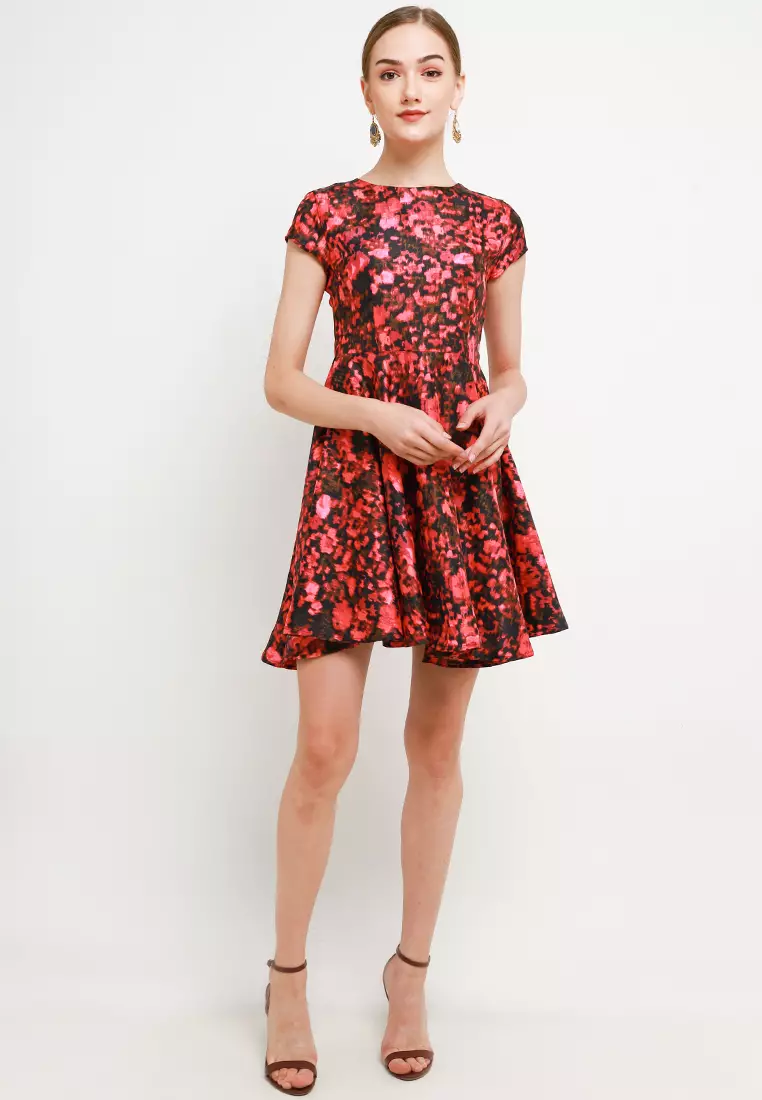 Chanira Zahra Dress-Pink Black