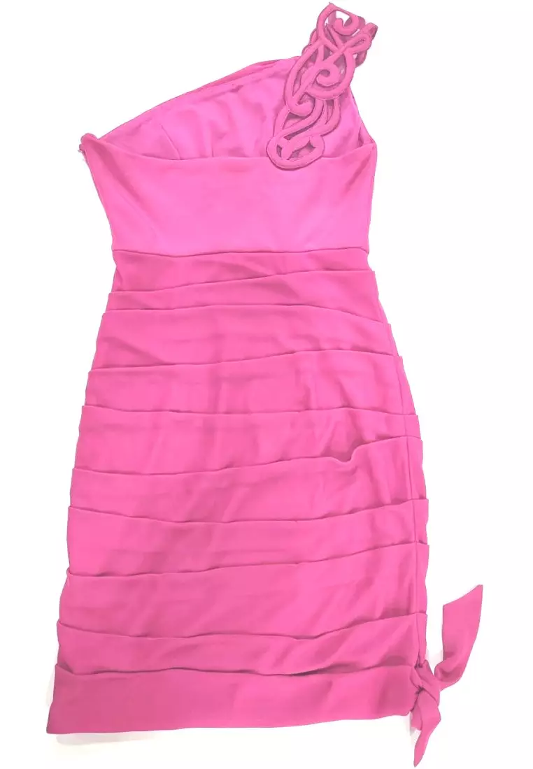 Elegant Sheer Embroidery Ruched Party Dress