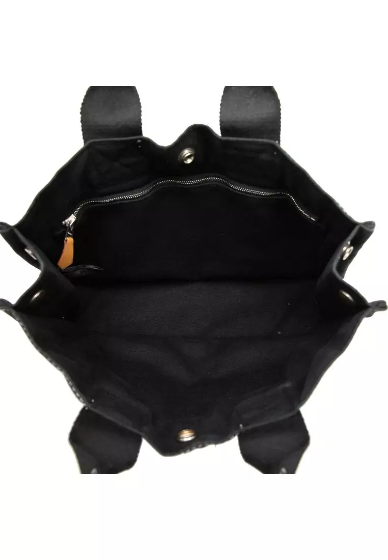 Pre-Loved Hermès Canvas Fourre Tout Pm