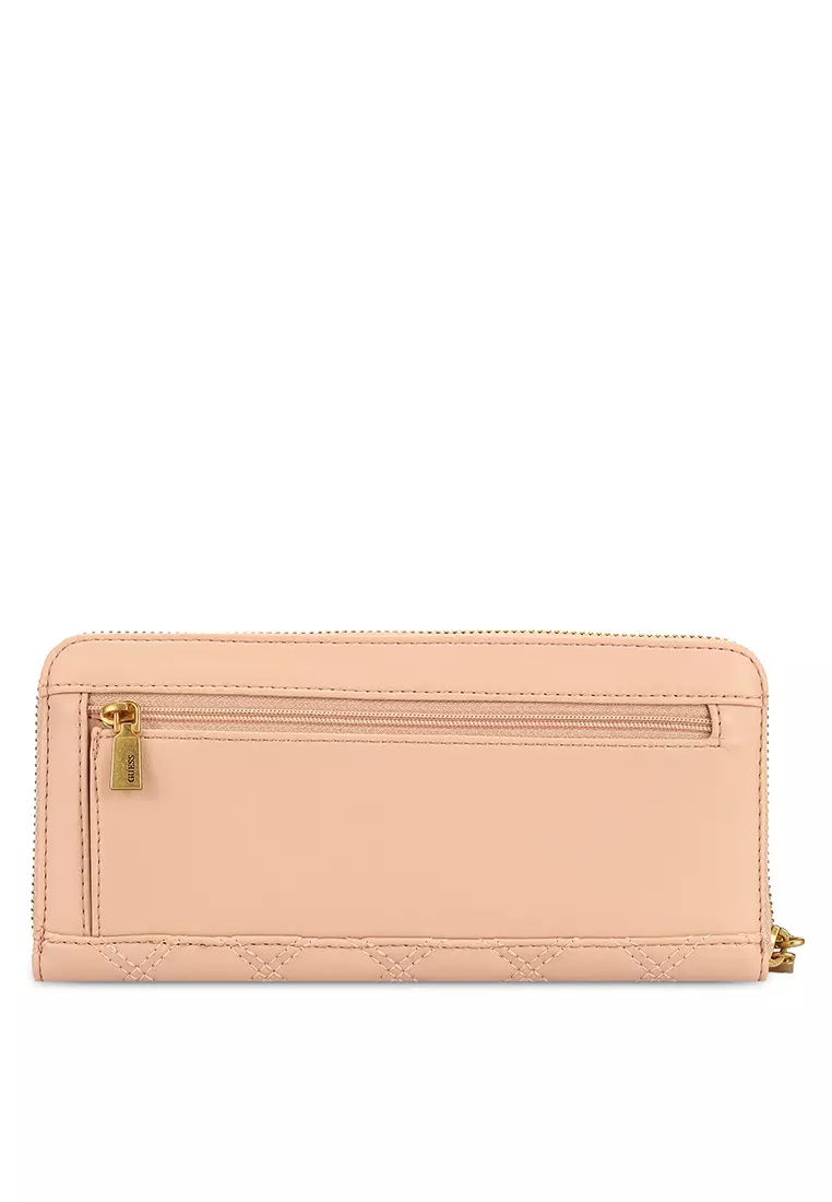 Guess large zip around on sale wallet