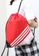 midzone red MIDZONE Unisex Drawstring Bag L Size Waterproof Nylon Sport Gym - Red MZRYB2525-001 F6496AC672ADE3GS_2