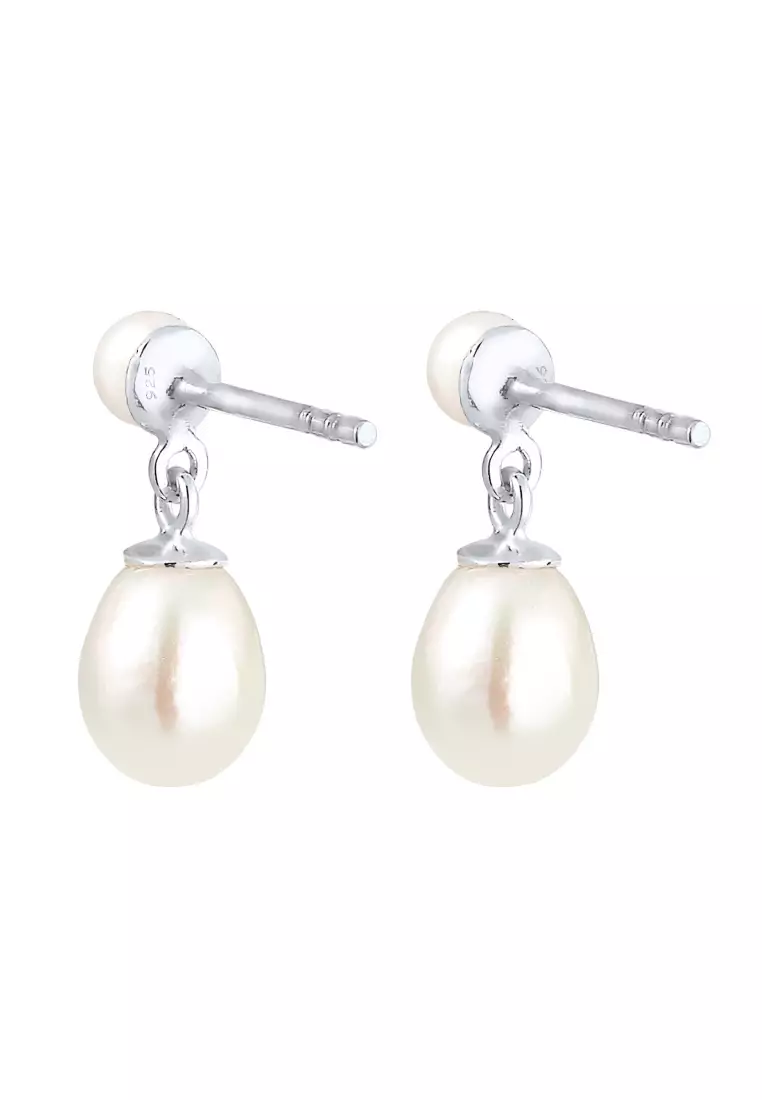 Earrings Classic Elegant Bride Freshwater Pearls
