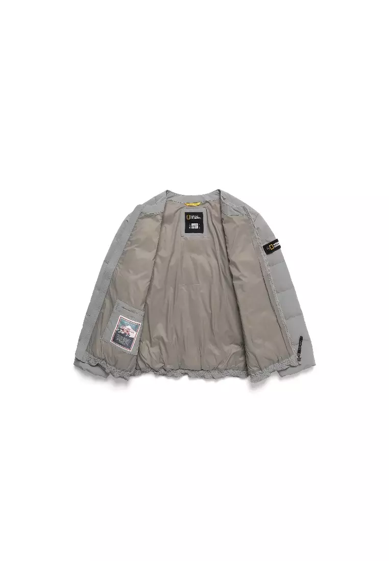 関税込☆National Geographic W's Heron U-neck DuckDown Jumper W) National Geographic Heron U Neck Lightweight Duck Down