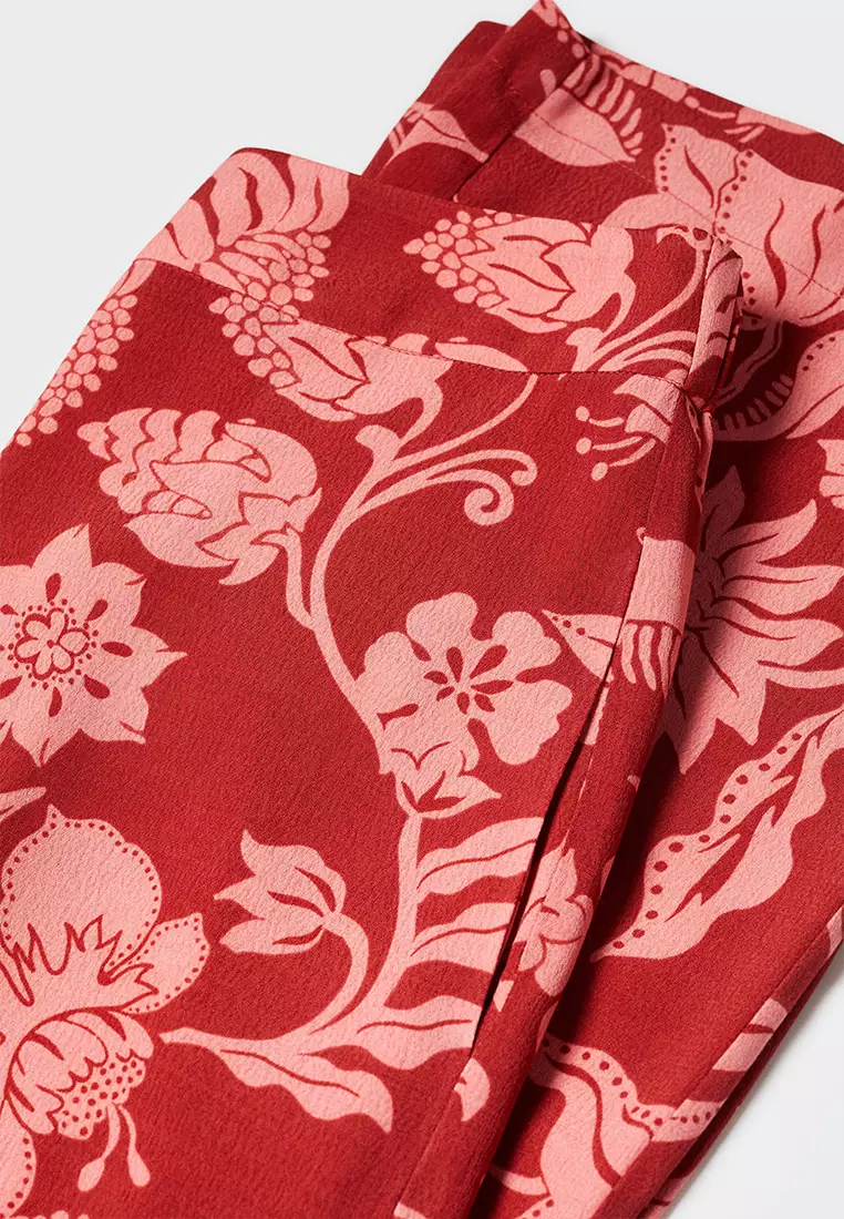 Floral Palazzo Trousers