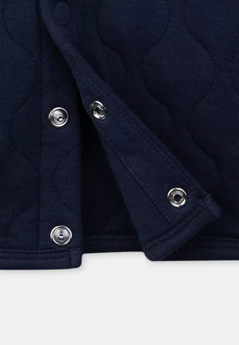 Blue Quilted Jacket