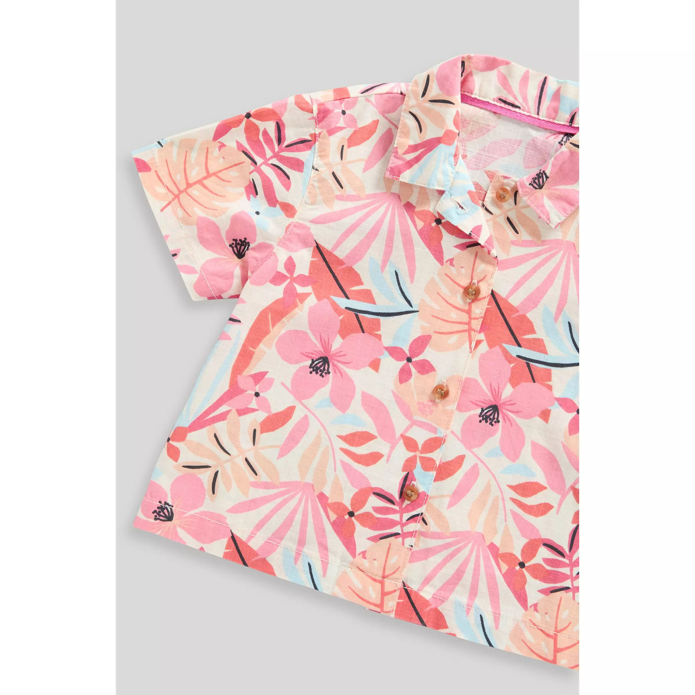 Mothercare Tropical Blouse and Shorts Set - Set Baju Anak Perempuan (Multi)