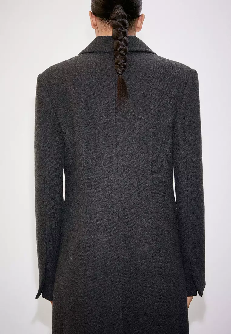 Pure wool coat on sale womens