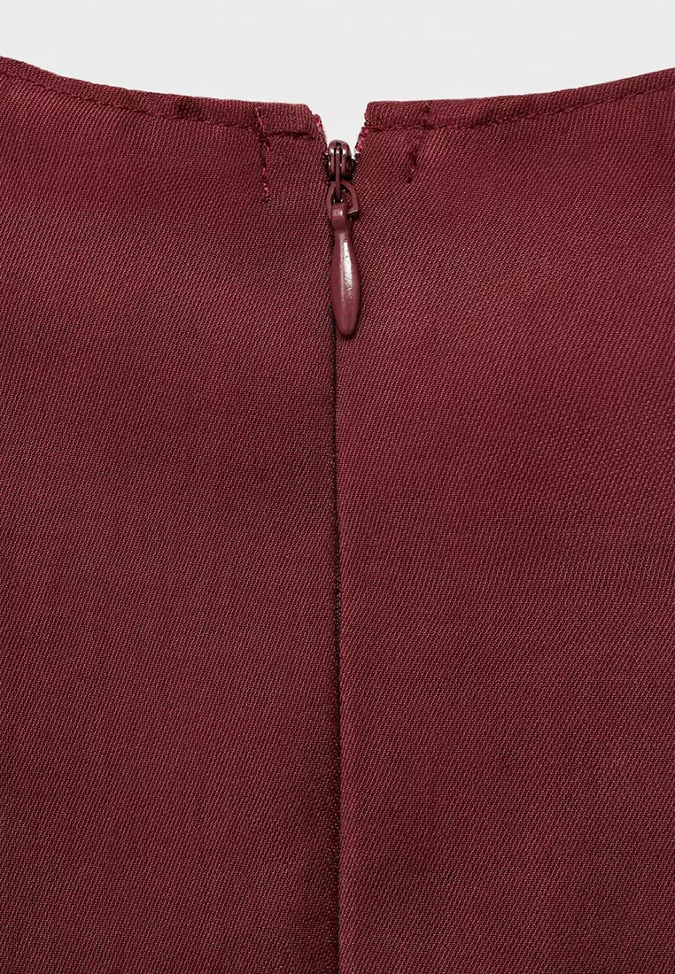 Halter-Neck Flared Top