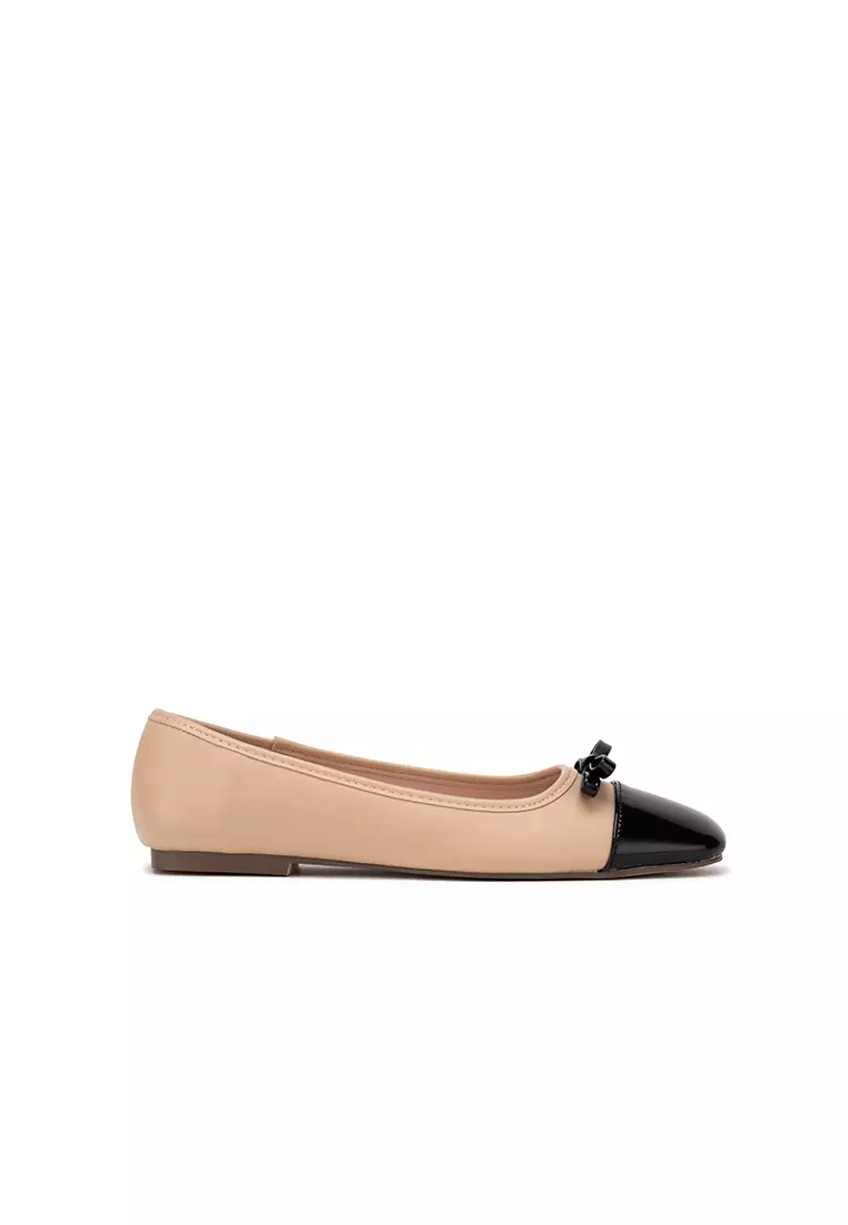 Discount on Nose  shoes - SKU: BOW TIE BALLERINA FLAT