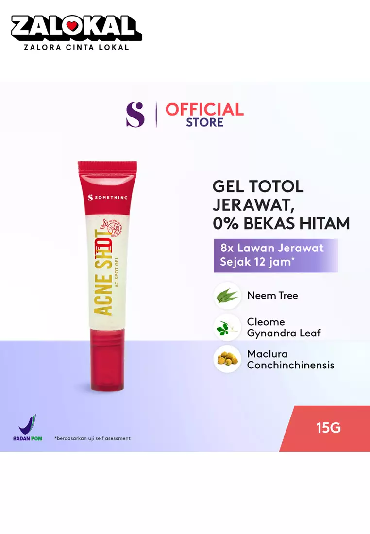 SOMETHINC Acne Shot AC Spot Gel - Obat Totol Jerawat Anti Gosong