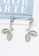 midzone silver MIDZONE Korean Series Forest Life Green S925 Silver Pin Earring - F20104-ER011 774CCAC99DDF8EGS_4
