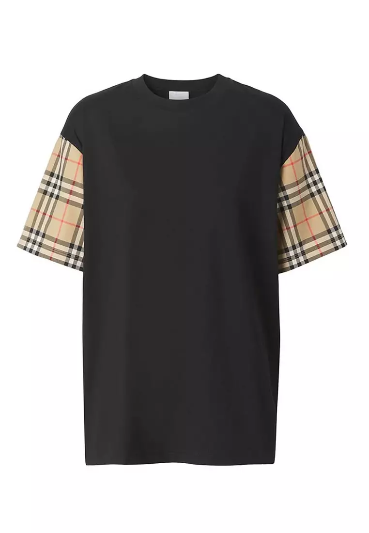 Burberry vintage check deals oversized shirt
