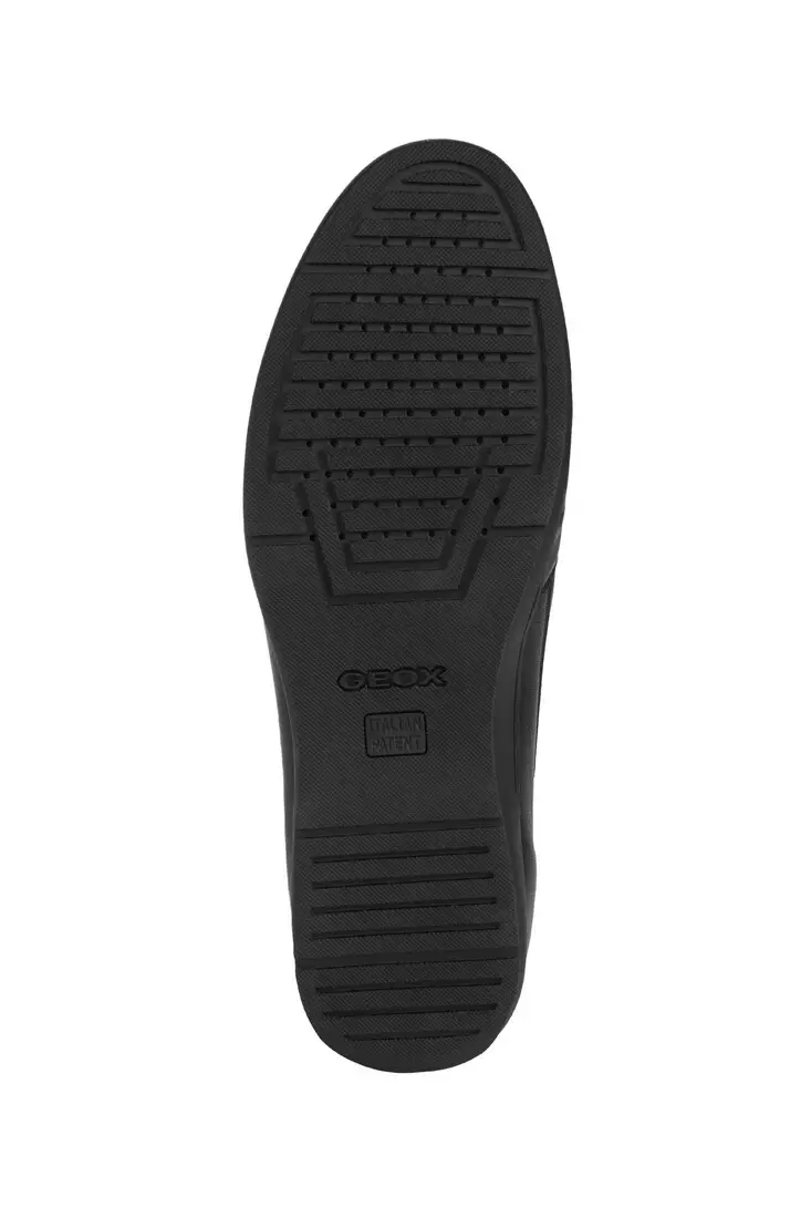 GEOX Men Adrien Lace Up Leather Shoes - Black U267VC-000LM-C9999F2