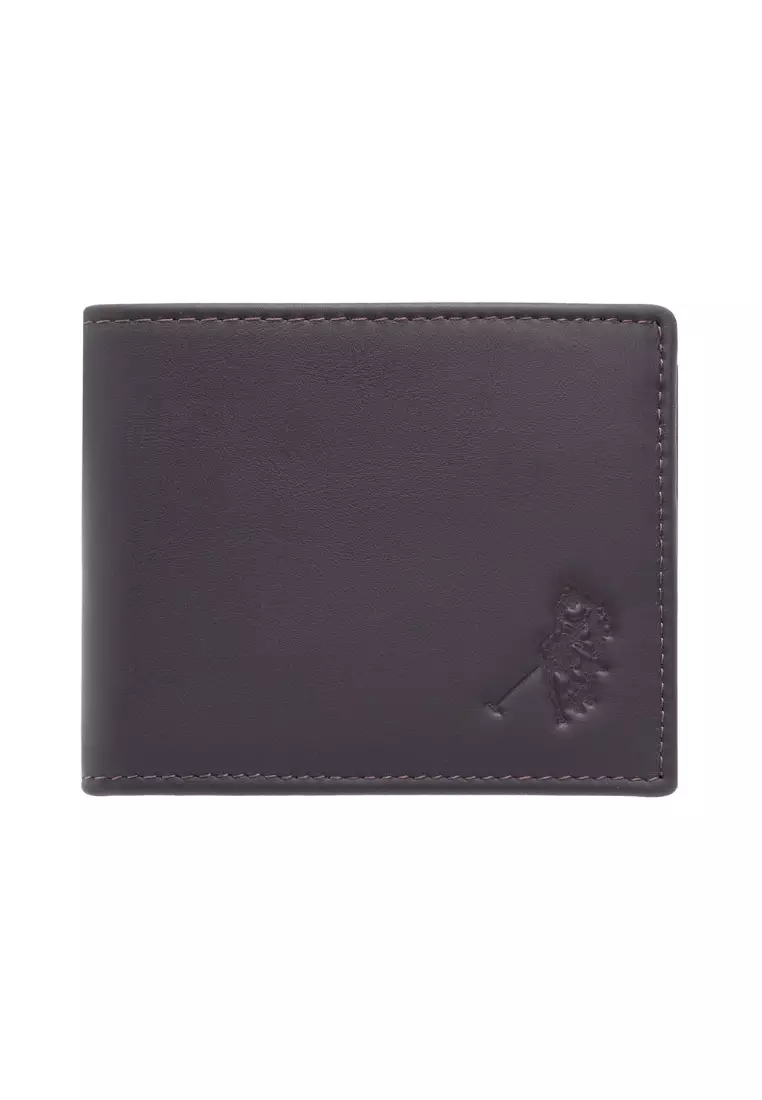 Us polo trifold wallet discount
