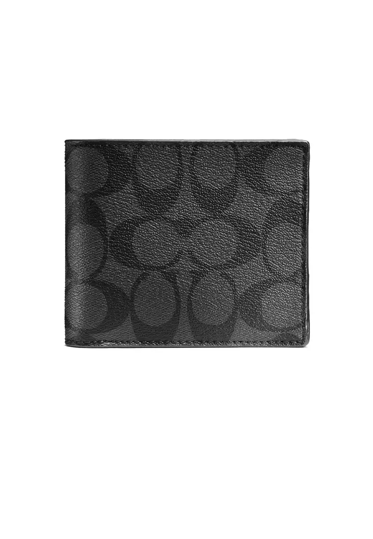 Coach wallet mens sale clearance