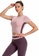 Trendyshop pink Quick-Drying Yoga Fitness Sports Tee With Bras Pads 3B842USF1DDF44GS_2